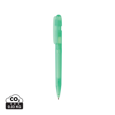 Logotrade promotional merchandise image of: Devin GRS certified RABS pen transparent