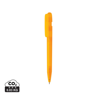 Logo trade promotional products image of: Devin GRS certified RABS pen transparent