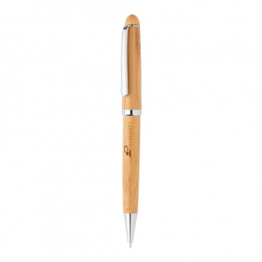 Logo trade promotional items picture of: Bamboo pen in box