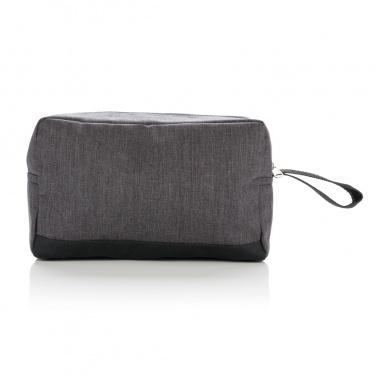 Logo trade advertising products image of: Classic two tone toiletry bag