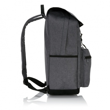 Logo trade promotional giveaway photo of: Laptop backpack with magnetic buckle straps