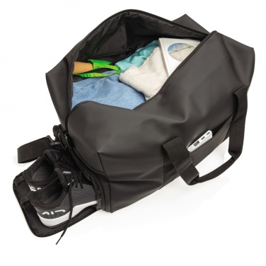 Logo trade promotional item photo of: Smooth PU weekend duffle