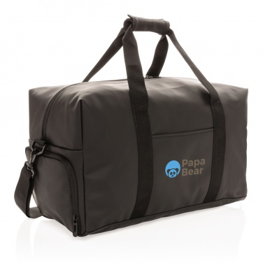 Logo trade promotional merchandise image of: Smooth PU weekend duffle