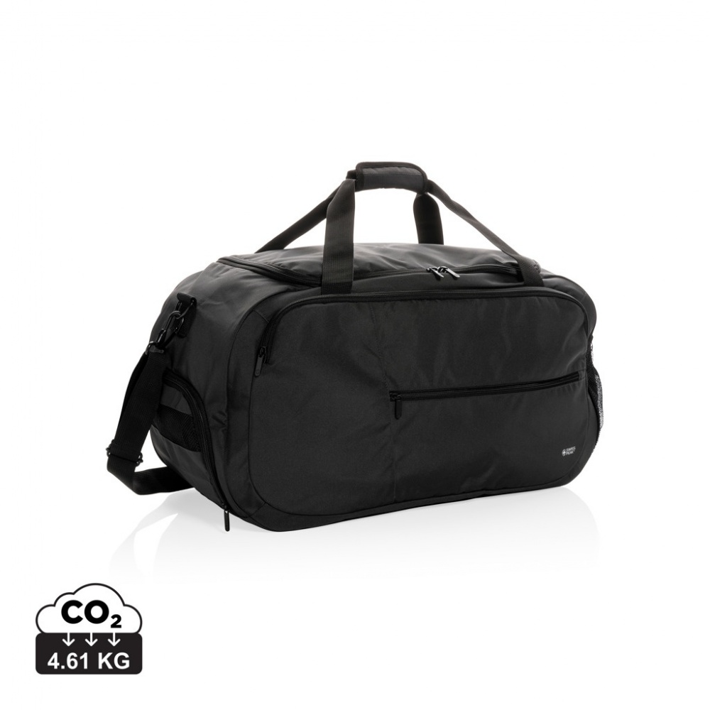 Logotrade promotional item image of: Swiss Peak AWARE™ RPET sports duffel bag