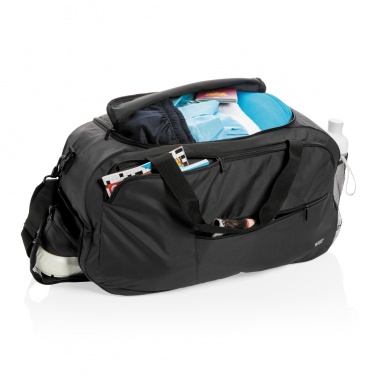 Logo trade promotional giveaways picture of: Swiss Peak AWARE™ RPET sports duffel bag