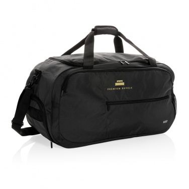 Logotrade advertising products photo of: Swiss Peak AWARE™ RPET sports duffel bag