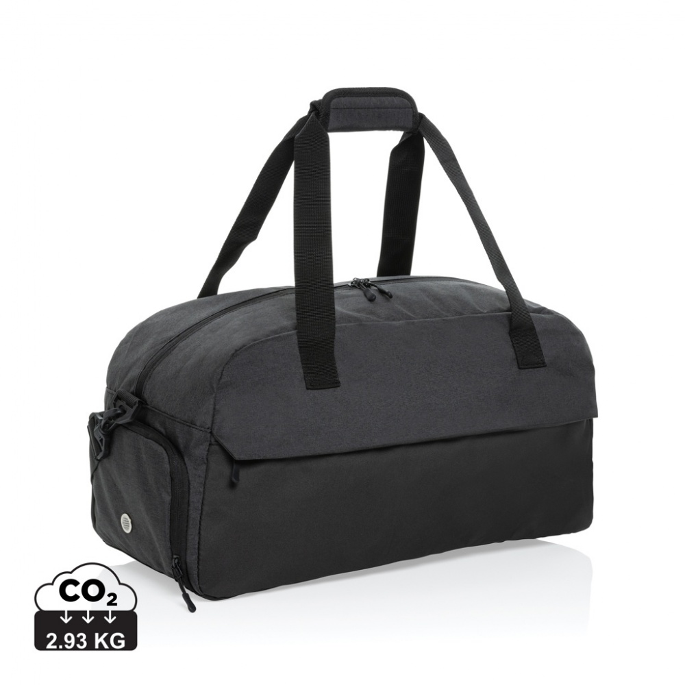 Logotrade promotional gift picture of: Kazu AWARE™ RPET basic weekend duffel