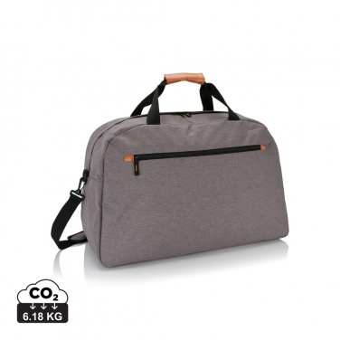 Logo trade business gift photo of: Fashion duo tone travel bag