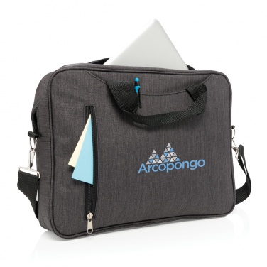 Logo trade promotional giveaways image of: Classic 15” laptop bag