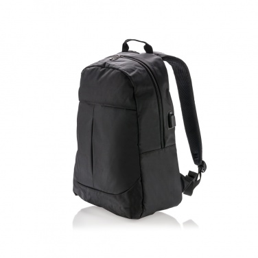 Logo trade promotional giveaway photo of: Power USB laptop backpack