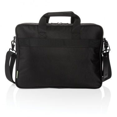 Logotrade advertising product image of: Swiss Peak RPET Voyager RFID 15.6" laptop bag