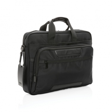 Logo trade promotional products picture of: Swiss Peak AWARE™ RPET Voyager 15.6" laptop bag