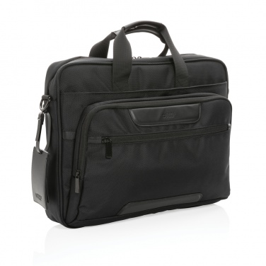 Logotrade promotional merchandise image of: Swiss Peak AWARE™ RPET Voyager 15.6" laptop bag