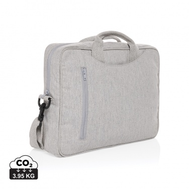 Logo trade advertising product photo of: Laluka AWARE™ recycled cotton 15.4 inch laptop bag