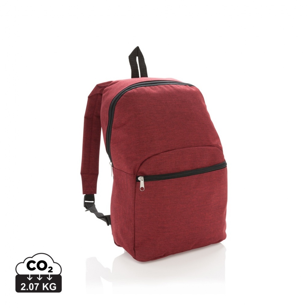 Logo trade promotional items image of: Classic two tone backpack