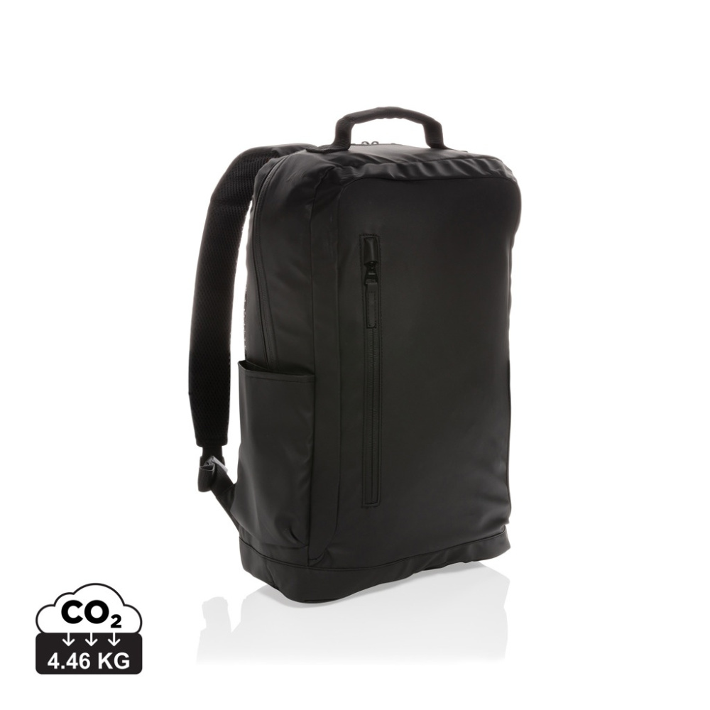 Logotrade promotional item picture of: Fashion black 15.6" laptop backpack PVC free