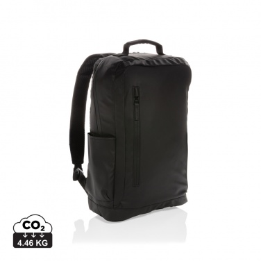 Logo trade advertising products image of: Fashion black 15.6" laptop backpack PVC free