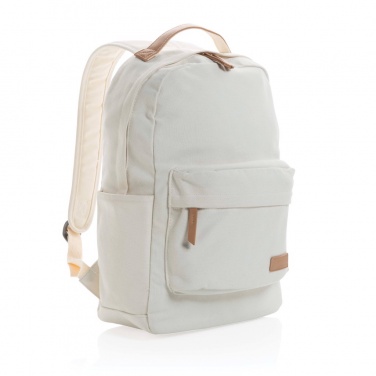 Logotrade advertising product image of: Impact AWARE™ 16 oz. recycled canvas backpack