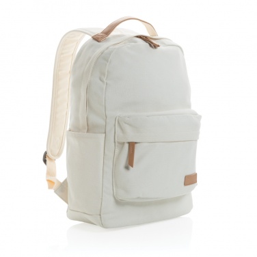 Logo trade corporate gift photo of: Impact AWARE™ 16 oz. recycled canvas backpack