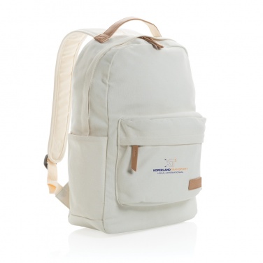 Logotrade promotional giveaways photo of: Impact AWARE™ 16 oz. recycled canvas backpack