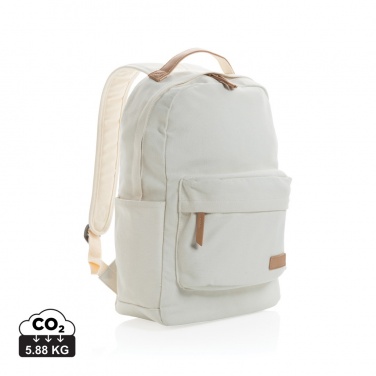 Logotrade promotional giveaway image of: Impact AWARE™ 16 oz. recycled canvas backpack