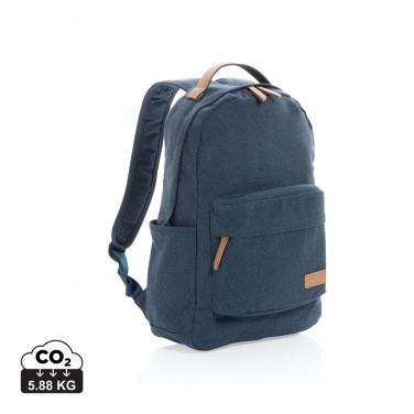 Logo trade promotional giveaways image of: Impact AWARE™ 16 oz. recycled canvas backpack