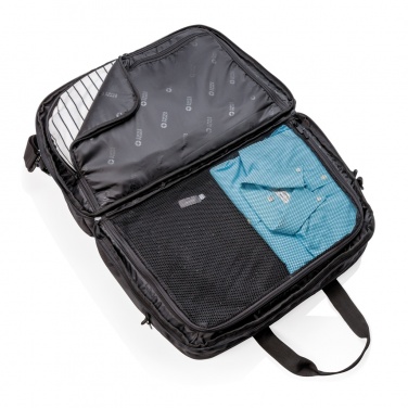 Logo trade promotional giveaway photo of: Swiss Peak RFID duffle with suitcase opening