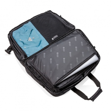 Logo trade advertising product photo of: Swiss Peak RFID duffle with suitcase opening