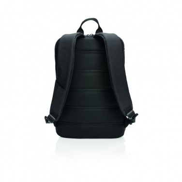 Logo trade promotional giveaway photo of: Madrid anti-theft RFID USB laptop backpack PVC free