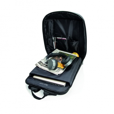 Logo trade promotional products picture of: Madrid anti-theft RFID USB laptop backpack PVC free