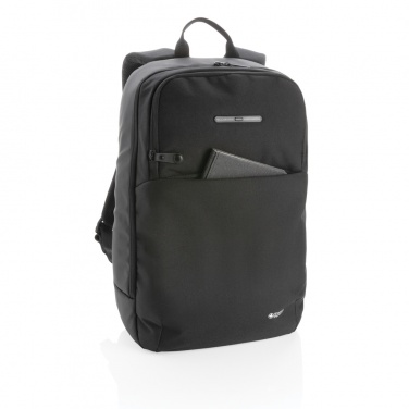 Logotrade advertising product image of: Swiss Peak laptop backpack with UV-C steriliser pocket