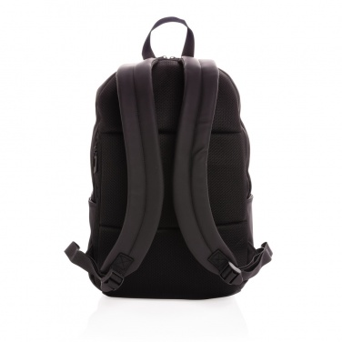 Logo trade promotional giveaways image of: Smooth PU 15.6"laptop backpack