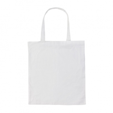 Logo trade promotional giveaway photo of: Impact AWARE™ Recycled cotton tote w/bottom 145g