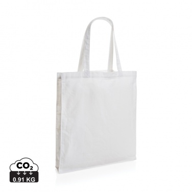 Logo trade business gift photo of: Impact AWARE™ Recycled cotton tote w/bottom 145g