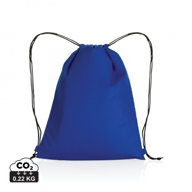 Logo trade business gift photo of: Impact AWARE™ RPET 190T drawstring bag