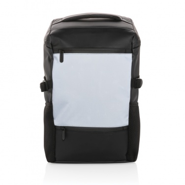 Logo trade promotional gifts picture of: PU high visibility easy access 15.6" laptop backpack