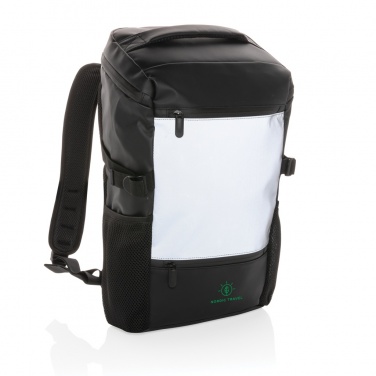 Logo trade promotional products picture of: PU high visibility easy access 15.6" laptop backpack