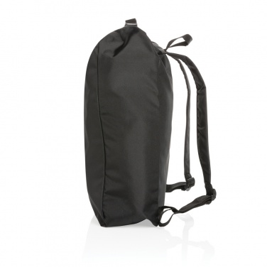 Logotrade business gift image of: Impact AWARE™ RPET lightweight rolltop backpack