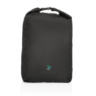 Logotrade promotional product picture of: Impact AWARE™ RPET lightweight rolltop backpack