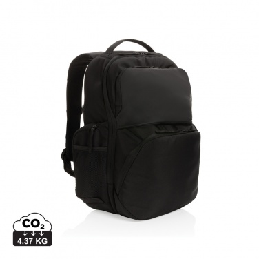 Logo trade advertising products picture of: Swiss Peak AWARE™ RPET 15.6 inch commuter backpack