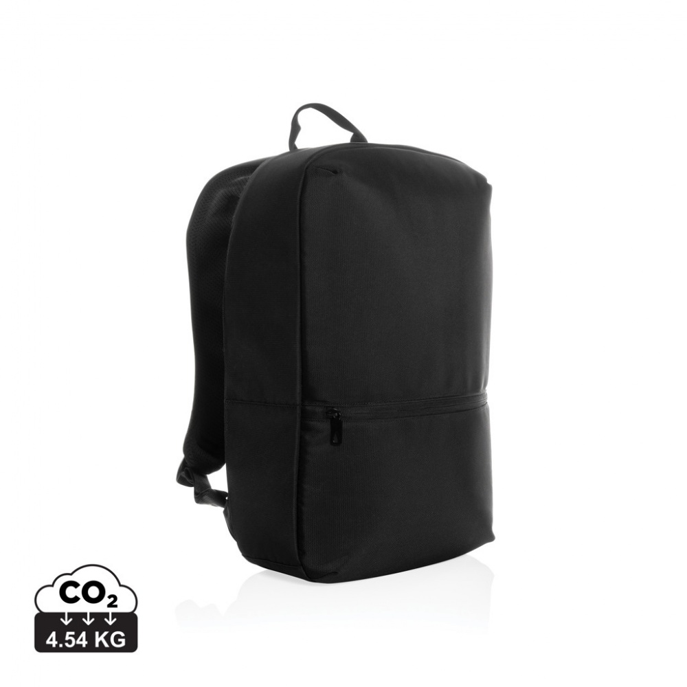 Logotrade corporate gift picture of: Impact AWARE™ 1200D Minimalist 15.6 inch laptop backpack