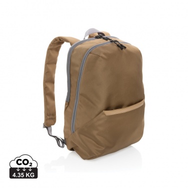 Logo trade promotional giveaway photo of: Impact AWARE™ 1200D 15.6'' modern laptop backpack