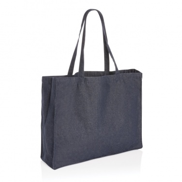 Logo trade business gifts image of: Impact AWARE™ recycled denim shopper