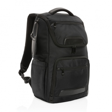 Logotrade promotional products photo of: Swiss Peak AWARE™ RPET Voyager 15.6" laptop backpack