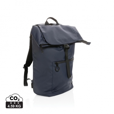 Logotrade corporate gift image of: Impact AWARE™ RPET water resistant 15.6" laptop backpack