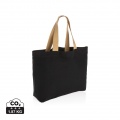 Impact Aware™ 240 gsm rcanvas large tote undyed, black