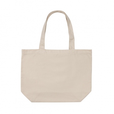 Logo trade promotional items picture of: Impact Aware™ 240 gsm rcanvas shopper w/pocket undyed