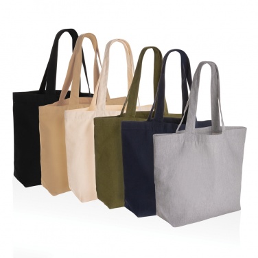 Logotrade promotional item image of: Impact Aware™ 240 gsm rcanvas shopper w/pocket undyed