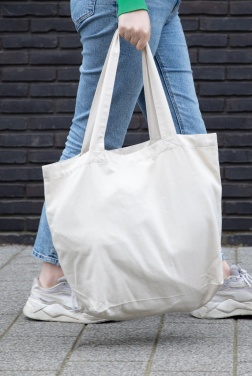 Logotrade business gifts photo of: Impact Aware™ 240 gsm rcanvas shopper w/pocket undyed