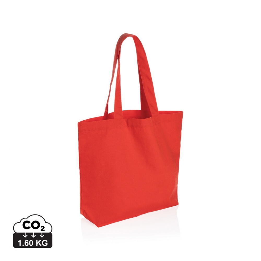 Logo trade business gift photo of: Impact Aware™ 240 gsm rcanvas shopper w/pocket